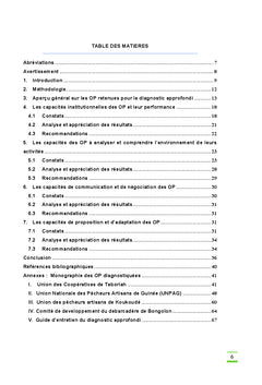 Analyse approfondie des Organisations Professionnelles de la Pêche