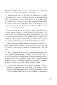 Analyse approfondie des Organisations Professionnelles de la Pêche