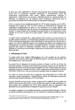 Analyse de contexte et Inventaire des OP de la Pêche