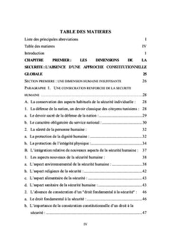 Constitution et sécurité