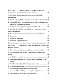 Constitution et sécurité