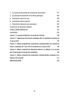 Constitution et sécurité