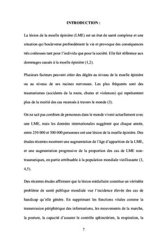 La mesure d'independance fonctionnelle chez les blesses medullaires