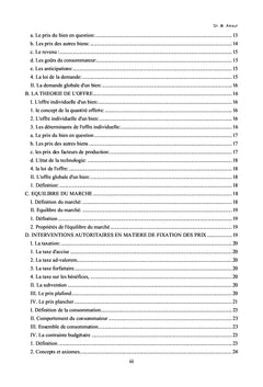 Cours Economie générale