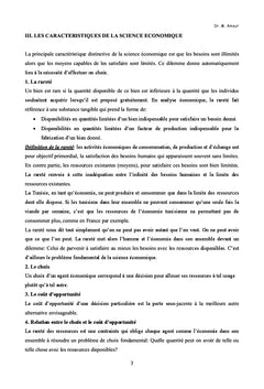 Cours Economie générale