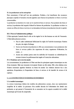 Cours Economie générale