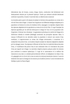 Précarité hydrique et développement local