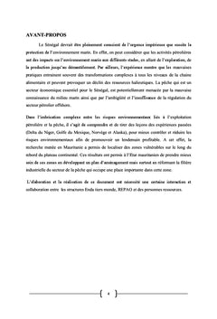 Gestion environnementale de l'exploitation du pétrole offshore
