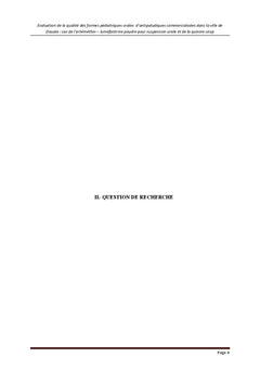 Evaluation qualitative des sirops antipaludiques retrouves A Douala