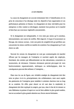 Réussir le changement
