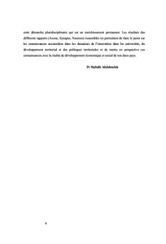 Dynamique des territoires et des terroirs en Tunisie et en Algérie
