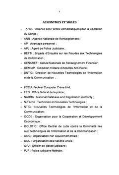 La Police Nationale Congolaise face aux infractions virtuelles