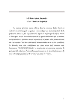Production du gari à base d'une éplucheuse et d'un système solaire