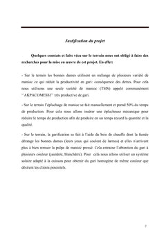 Production du gari à base d'une éplucheuse et d'un système solaire