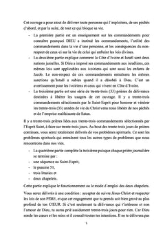 Les lois et le sang qui délivrent et la Côte d'Ivoire dans le plan de Dieu