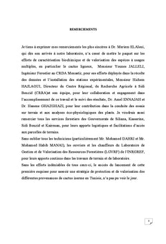 Esquisse d'une stratégie de valorisation du cactus inerme en Tunisie