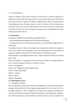 Esquisse d'une stratégie de valorisation du cactus inerme en Tunisie