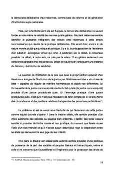 La réception du projet de paix de Kant chez Fichte, Habermas et Rawls