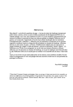 L'école, le handicap et l'AVS-i