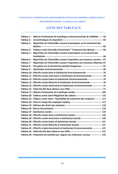 Evaluation de la RSe