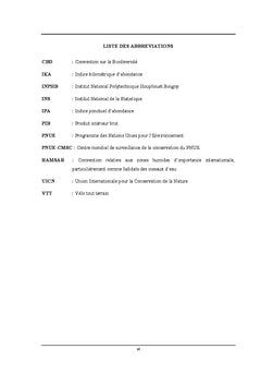 Les oiseaux des écosystèmes lacustres de la ville de Yamoussoukro