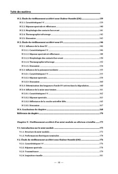 Durabilité des panneaux solaires photovoltaïques