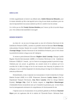 Certification ISO 14001 de la compagnie miniere de l'Ogooue