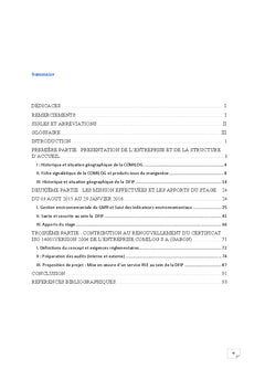 Certification ISO 14001 de la compagnie miniere de l'Ogooue