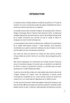 Performances, limites et implications pratiques du coroscanner