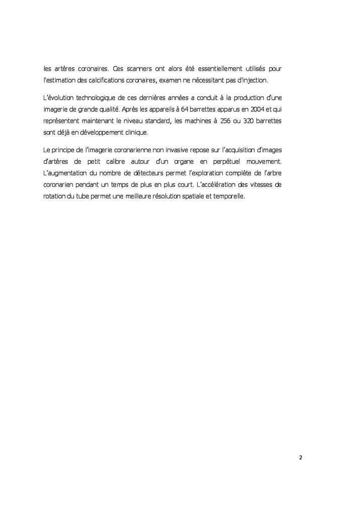 Performances, limites et implications pratiques du coroscanner