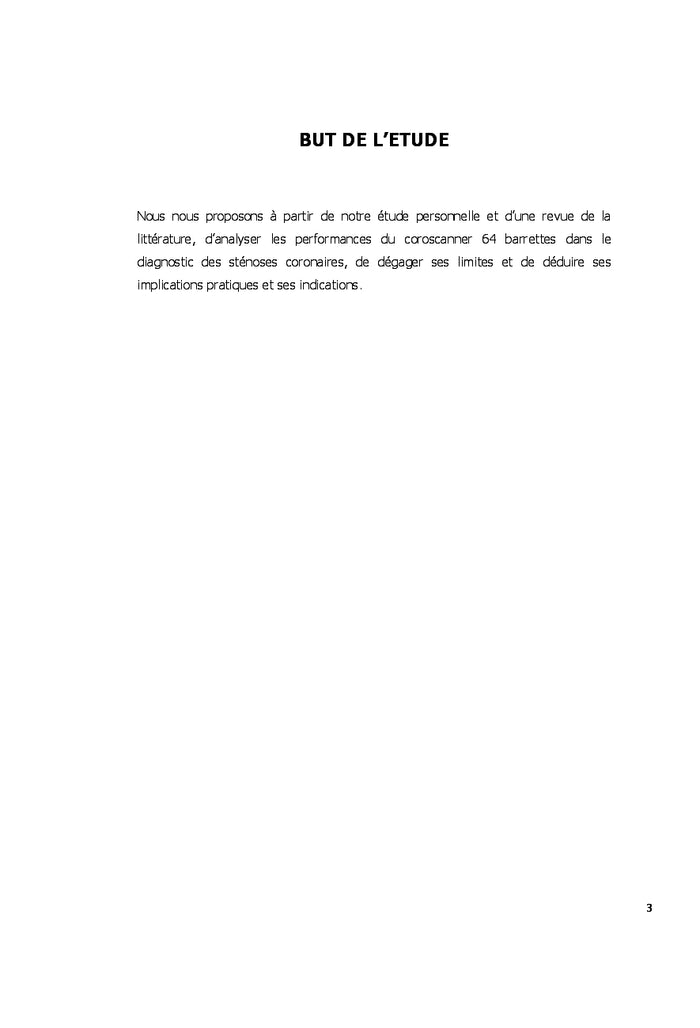 Performances, limites et implications pratiques du coroscanner