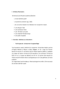 Performances, limites et implications pratiques du coroscanner