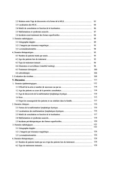 Lymphangiomes kystiques chez l'enfant