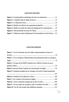 Determinants sociaux de resiliation des contrats d'abonnement d'eau.