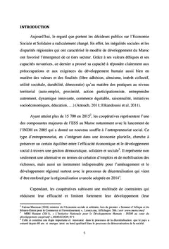 La Contribution des coopératives au développement territorial