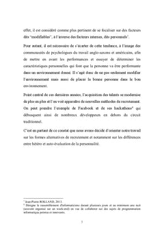Le contraste entre auto et hétéroévaluation en contexte de recrutement
