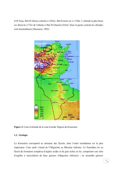 Effet du changement climatique sur la région de Kroumirie