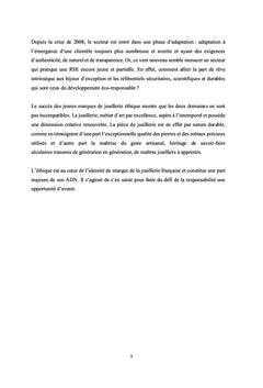 Luxe, Ethique et RSE