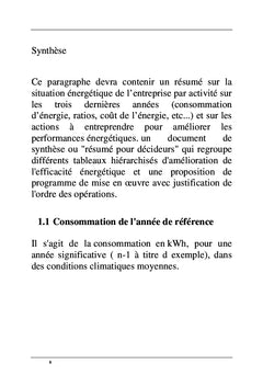 La méthode et la pratique d'audit énergétique