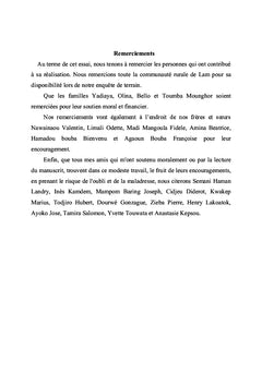 Filiere cotonniere et dynamiques paysannes au Nord-Cameroun