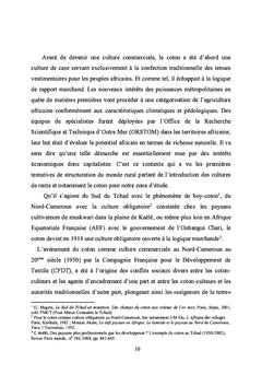 Filiere cotonniere et dynamiques paysannes au Nord-Cameroun
