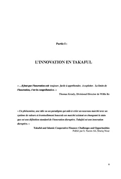 L'Innovation dans l'assurance Takaful