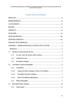 systeme d'acquisition des signaux eCG et PCG et d'aide au diagnostic