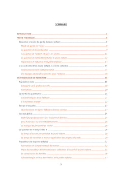 Coéducation, professionnalisme & besoins du jeune enfant