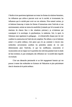 Coéducation, professionnalisme & besoins du jeune enfant