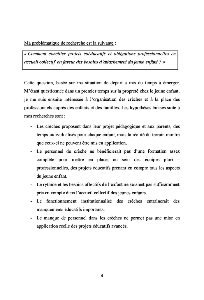 Coéducation, professionnalisme & besoins du jeune enfant