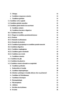 Impact de Candidas albicans sur la santé humaine