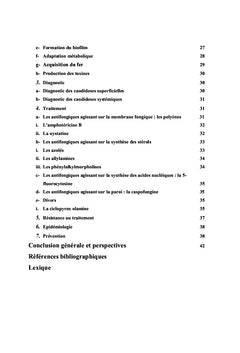 Impact de Candidas albicans sur la santé humaine