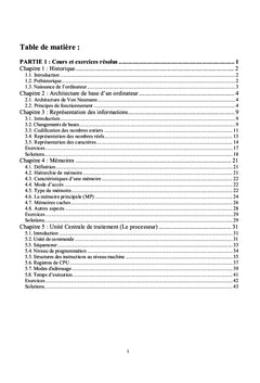 Architecture des ordinateurs