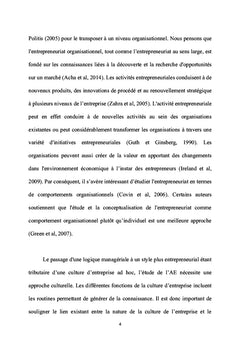 L'apprentissage entrepreneurial par la culture d'entreprise